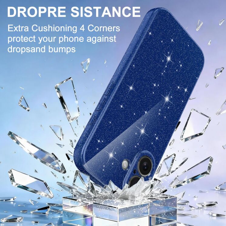 Захисний чохол Deexe Glitter Case with MagSafe для Apple iPhone 17 - Red (407720R) Захисний чохол Deexe Glitter Case with MagSafe для Apple iPhone 17 - Red: фото 6 з 7
