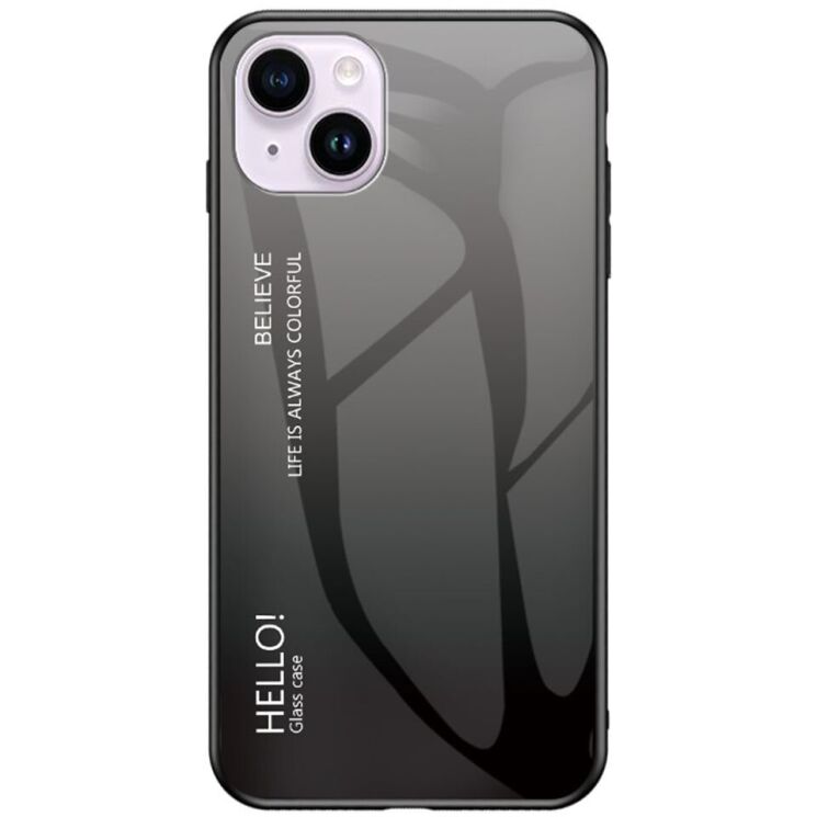 Защитный чехол Deexe Gradient Color для Apple iPhone 15 Plus - Black / Grey: фото 1 из 7