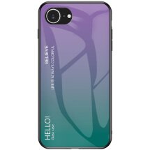 Защитный чехол Deexe Gradient Color для Apple iPhone 16e - Purple: фото 1 из 13
