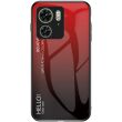 Захисний чохол Deexe Gradient Color для Motorola Edge 40 - Red / Black (335614BR)