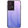 Защитный чехол Deexe Gradient Color для Motorola Edge 50 Fusion - Pink / Purple (354250PV)