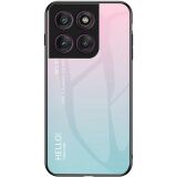 Захисний чохол Deexe Gradient Color для Motorola Edge 60 Pro - Pink / Blue: фото 1 з 9