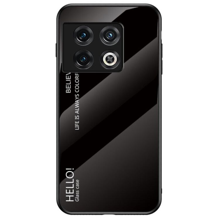 Защитный чехол Deexe Gradient Color для OnePlus 10 Pro - Black: фото 1 из 6