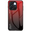 Захисний чохол Deexe Gradient Color для OPPO Reno 15 Pro - Red / Black (405609BR)