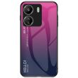 Защитный чехол Deexe Gradient Color для Xiaomi Redmi 13C / Poco C65 - Rose (342550M)