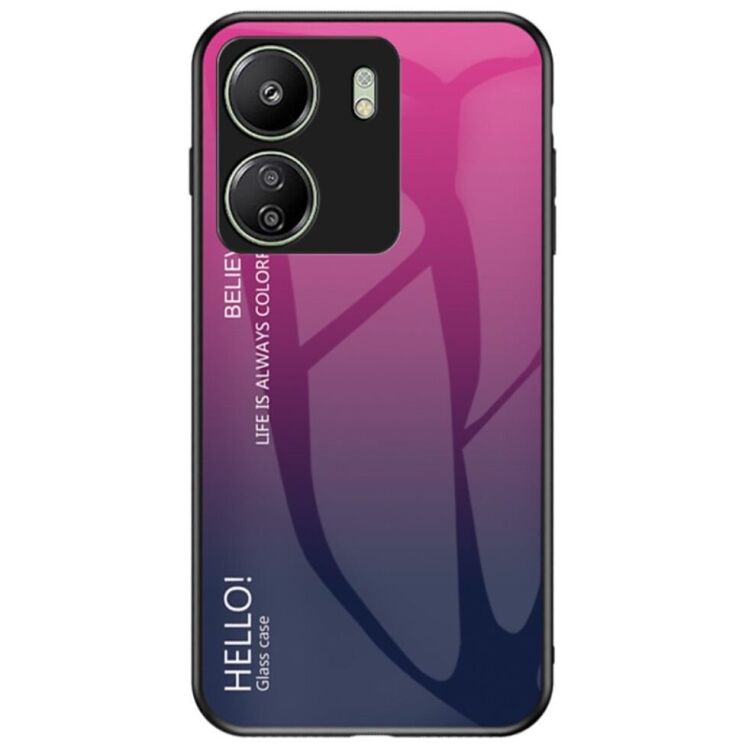 Защитный чехол Deexe Gradient Color для Xiaomi Redmi 13C / Poco C65 - Rose: фото 1 из 7