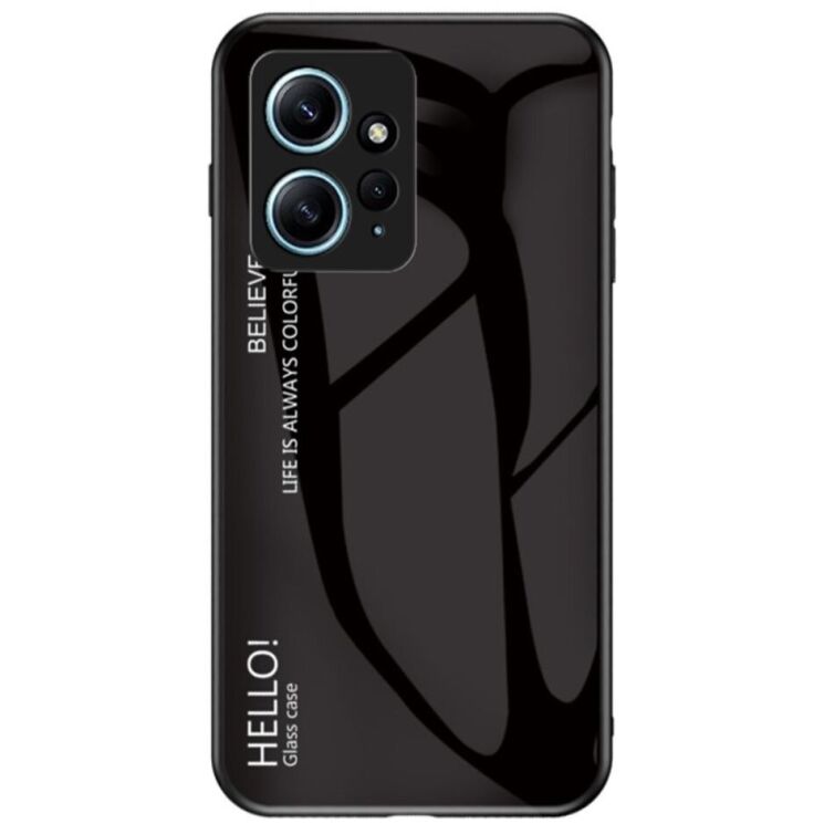 Защитный чехол Deexe Gradient Color для Xiaomi Redmi Note 12 - Black: фото 1 из 7