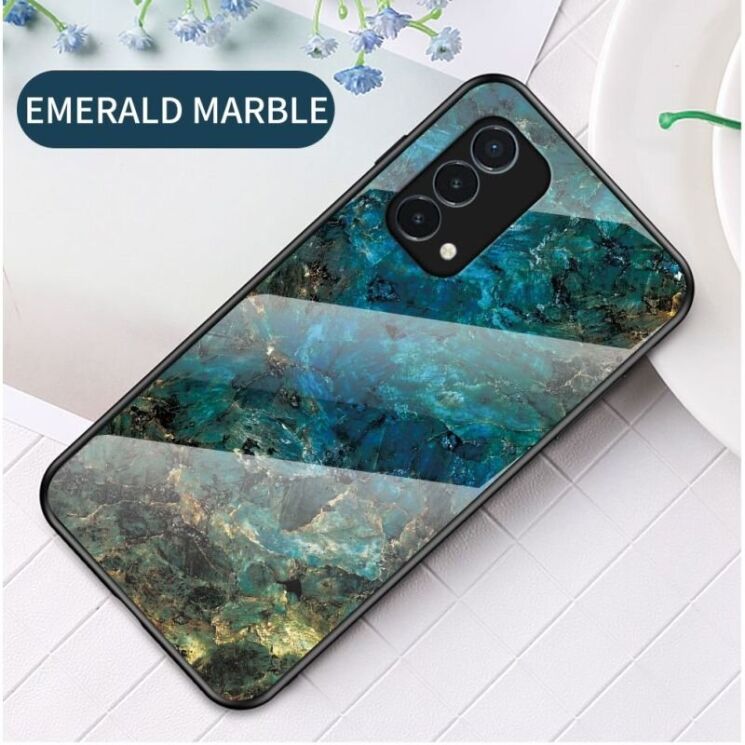 Защитный чехол Deexe Gradient Pattern для OnePlus Nord N200 - Emerald: фото 2 из 12