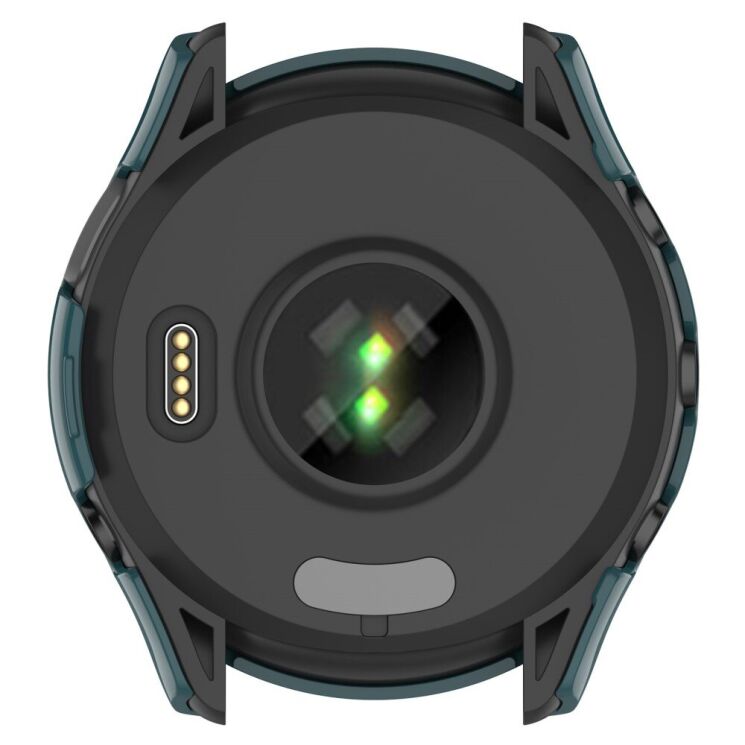 Защитный чехол Deexe Hard Frame для Garmin Forerunner 165 / 165 Music - Green: фото 6 из 8