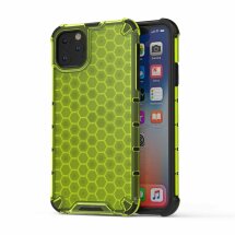 Защитный чехол Deexe Honeycomb Series для Apple iPhone 11 Pro Max - Green: фото 1 из 4