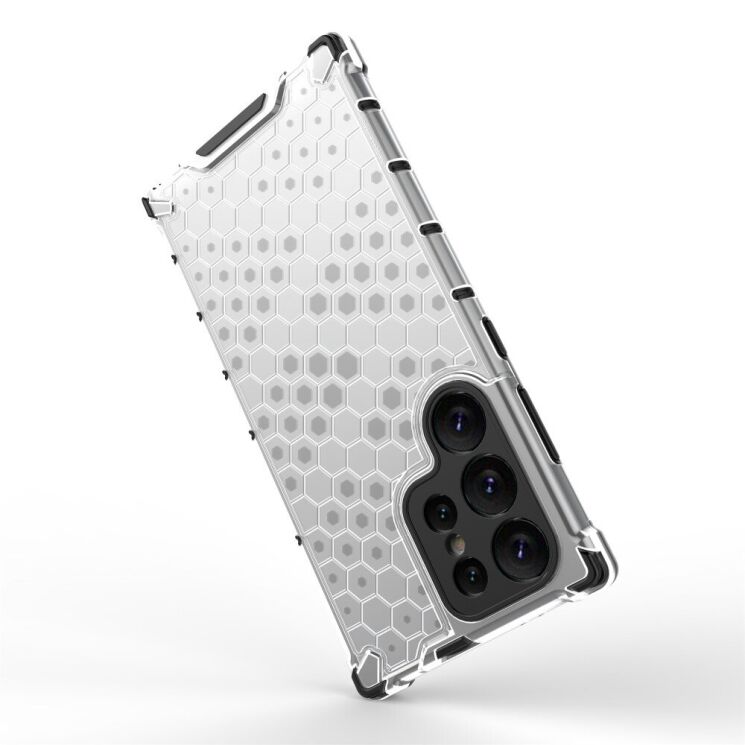 Захисний чохол Deexe Honeycomb Series для Samsung Galaxy S25 Ultra (S938) - Grey: фото 5 з 10