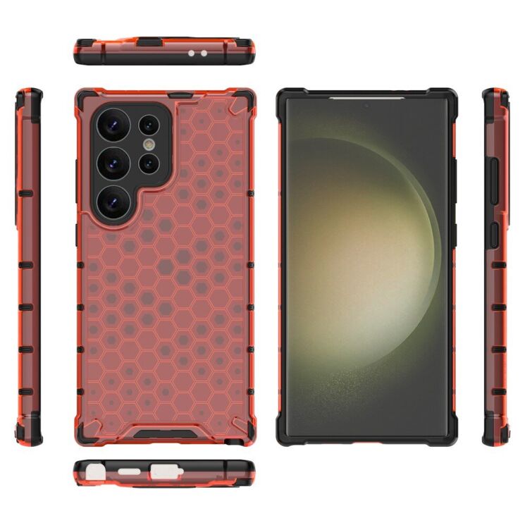 Захисний чохол Deexe Honeycomb Series для Samsung Galaxy S25 Ultra (S938) - Grey: фото 10 з 10