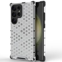 Защитный чехол Deexe Honeycomb Series для Samsung Galaxy S25 Ultra (S938) - Grey: фото 1 из 10
