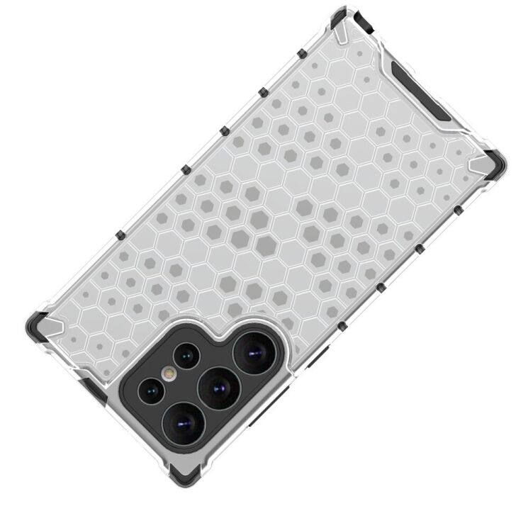 Захисний чохол Deexe Honeycomb Series для Samsung Galaxy S25 Ultra (S938) - Grey: фото 2 з 10