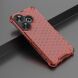 Защитный чехол Deexe Honeycomb Series для Xiaomi Poco F6 - Red (355031R). Фото 2 из 5