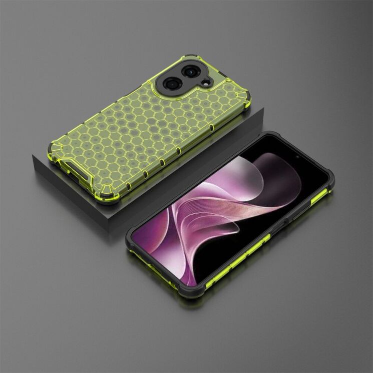 Захисний чохол Deexe Honeycomb Series для Xiaomi Redmi A5 - Green: фото 3 з 6