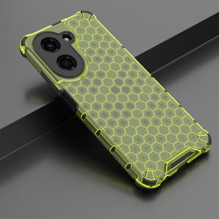 Захисний чохол Deexe Honeycomb Series для Xiaomi Redmi A5 - Green: фото 4 з 6