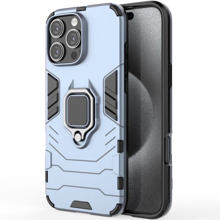Захисний чохол Deexe Hybrid Case для Apple iPhone 16 Pro Max - Blue: фото 2 з 6