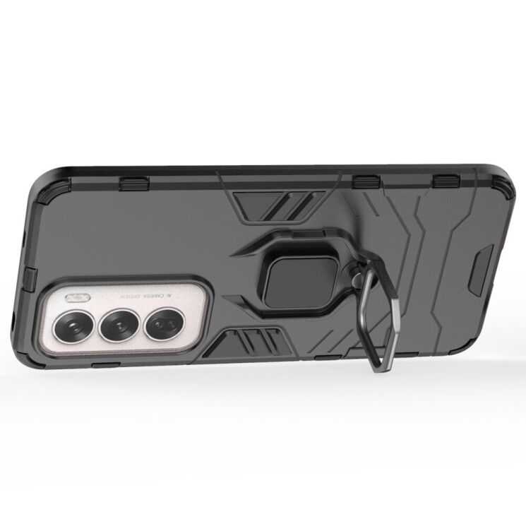Защитный чехол Deexe Hybrid Case для OPPO Reno 12 - Black: фото 3 из 8