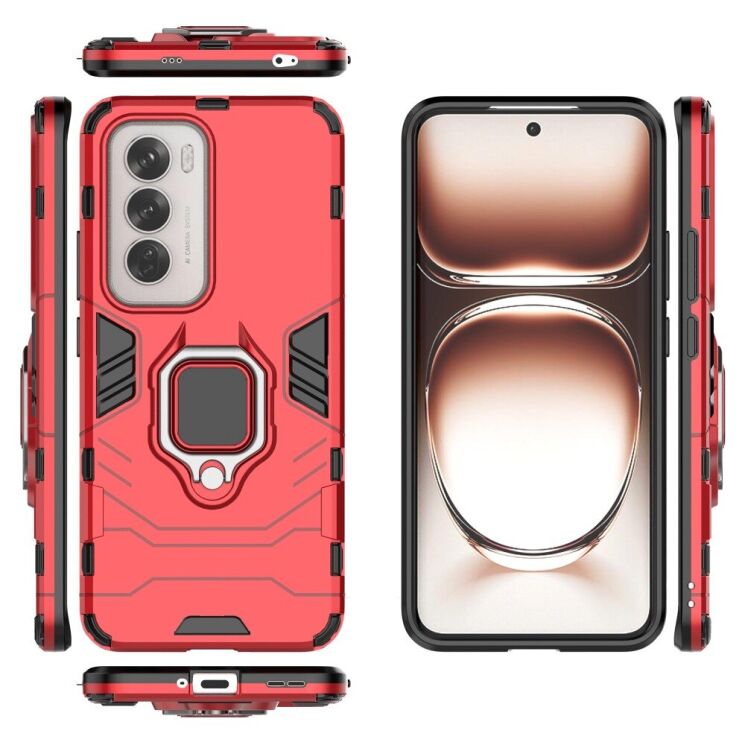 Защитный чехол Deexe Hybrid Case для OPPO Reno 12 - Black: фото 7 из 8