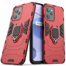 Захисний чохол Deexe Hybrid Case для Realme C35 - Red: фото 1 з 9