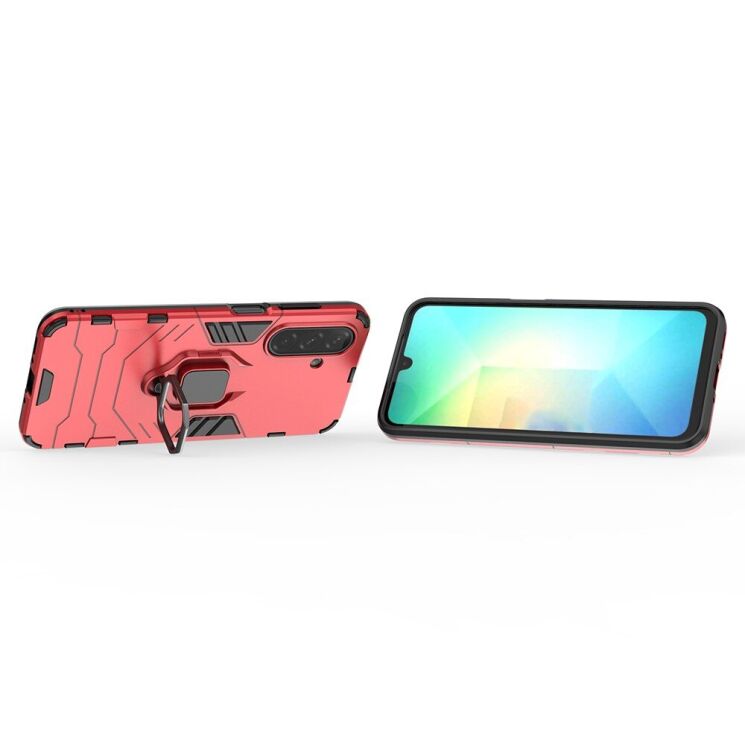 Защитный чехол Deexe Hybrid Case для Samsung Galaxy A26 (A266) - Red: фото 3 из 6