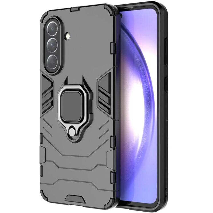 Защитный чехол Deexe Hybrid Case для Samsung Galaxy A56 (A566) - Black: фото 2 из 6