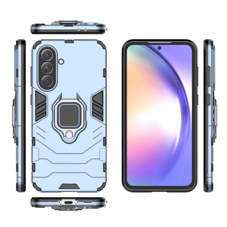Защитный чехол Deexe Hybrid Case для Samsung Galaxy A56 (A566) - Black: фото 6 из 6