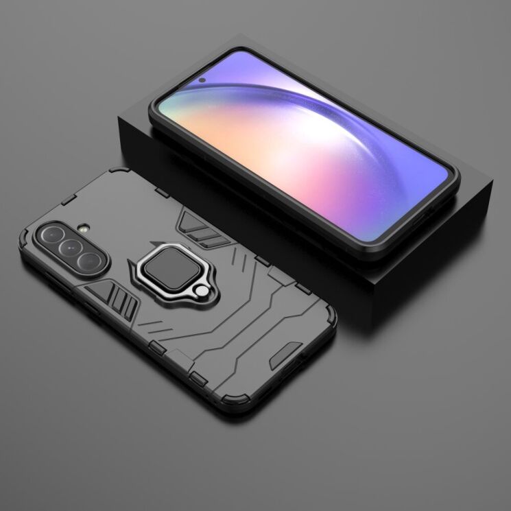 Защитный чехол Deexe Hybrid Case для Samsung Galaxy A56 (A566) - Black: фото 4 из 6