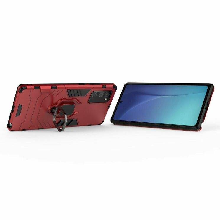 Защитный чехол Deexe Hybrid Case для Samsung Galaxy Note 20 (N980) - Red: фото 3 из 9