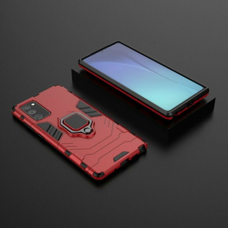 Защитный чехол Deexe Hybrid Case для Samsung Galaxy Note 20 (N980) - Red: фото 4 из 9