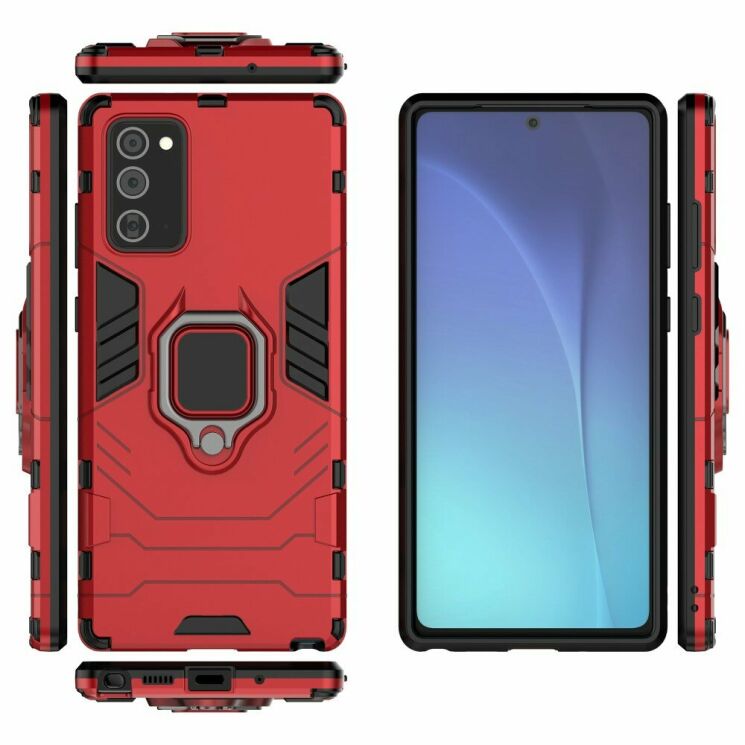 Защитный чехол Deexe Hybrid Case для Samsung Galaxy Note 20 (N980) - Red: фото 5 из 9