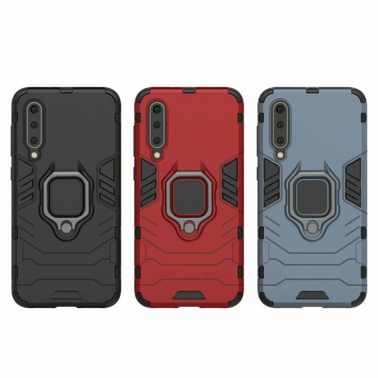 Чохол з підставкою Deexe Hybrid Case для Xiaomi Mi 9 SE - Dark Blue: фото 6 з 6