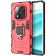 Защитный чехол Deexe Hybrid Case для Xiaomi Redmi Note 14 Pro - Red (373516R)