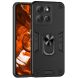 Защитный чехол Deexe Hybrid Shell для Motorola Moto G86 Power - Black (385136B). Фото 1 из 7
