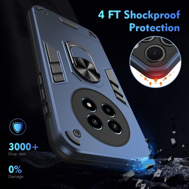 Защитный чехол Deexe Hybrid Shell для Realme 13 Pro / 13 Pro Plus - Black: фото 5 из 7