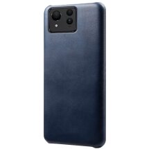 Защитный чехол Deexe Leather Back Cover для ASUS Zenfone 11 Ultra - Blue: фото 1 из 4