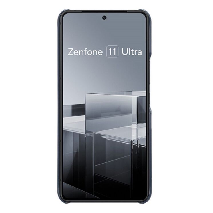 Защитный чехол Deexe Leather Back Cover для ASUS Zenfone 11 Ultra - Blue: фото 2 из 4