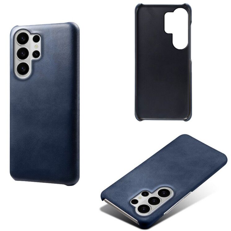 Защитный чехол Deexe Leather Back Cover для Samsung Galaxy S26 Ultra - Blue: фото 2 из 4