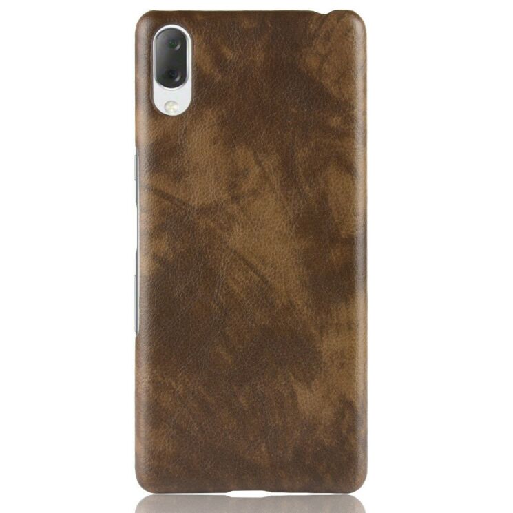Защитный чехол Deexe Leather Back Cover для Sony Xperia L3 - Brown (215206Z) Защитный чехол Deexe Leather Back Cover для Sony Xperia L3 - Brown: фото 2 из 5