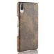 Защитный чехол Deexe Leather Back Cover для Sony Xperia L3 - Brown (215206Z). Фото 4 из 5