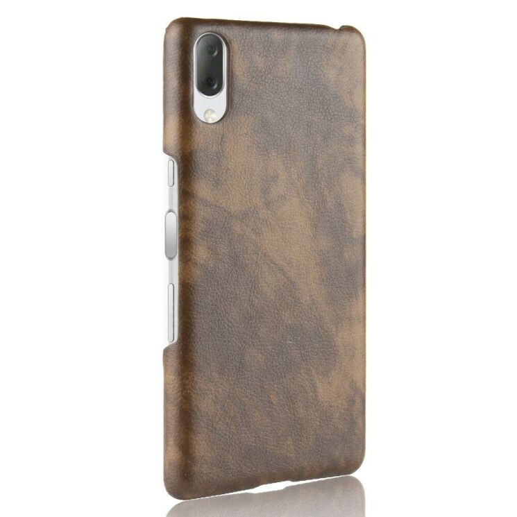 Защитный чехол Deexe Leather Back Cover для Sony Xperia L3 - Brown (215206Z) Защитный чехол Deexe Leather Back Cover для Sony Xperia L3 - Brown: фото 4 из 5