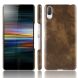 Защитный чехол Deexe Leather Back Cover для Sony Xperia L3 - Brown (215206Z). Фото 1 из 5
