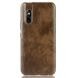 Защитный чехол Deexe Leather Back Cover для VIVO V15 Pro - Brown (227801Z). Фото 2 из 7