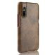 Защитный чехол Deexe Leather Back Cover для VIVO V15 Pro - Brown (227801Z). Фото 3 из 7