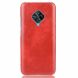 Защитный чехол Deexe Leather Back Cover для VIVO V17 - Red (317008R). Фото 2 из 8