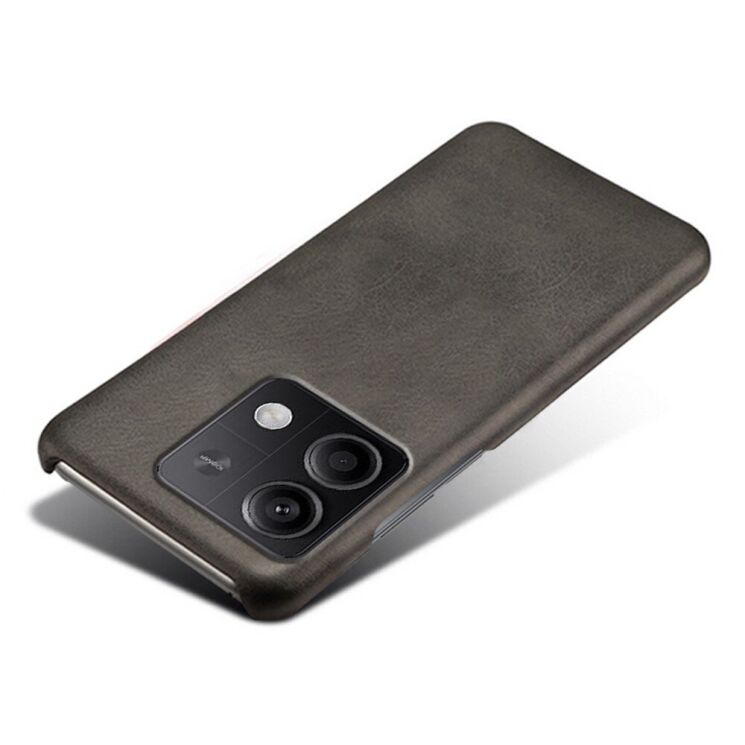 Захисний чохол Deexe Leather Back Cover для Xiaomi Redmi Note 13 5G - Black: фото 4 з 4