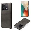 Захисний чохол Deexe Leather Back Cover для Xiaomi Redmi Note 13 5G - Black (341229B)