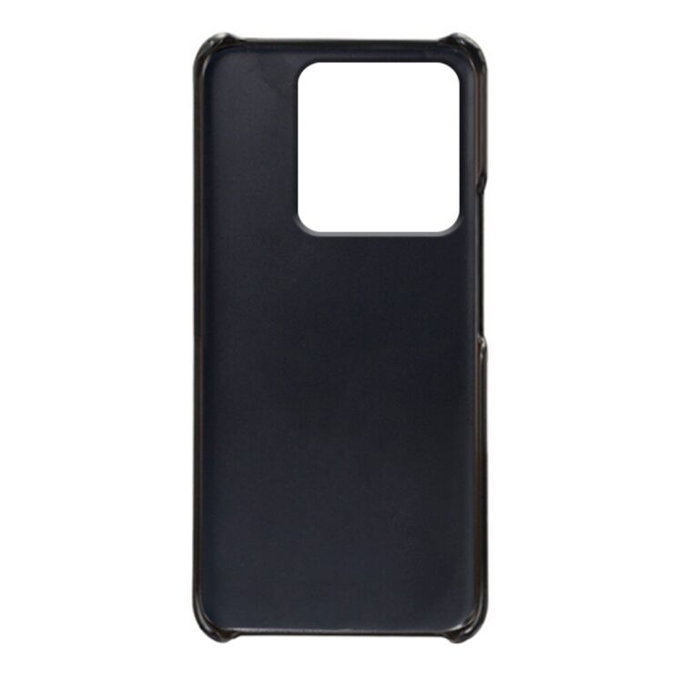 Захисний чохол Deexe Leather Back Cover для Xiaomi Redmi Note 13 5G - Black: фото 3 з 4