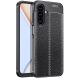 Защитный чехол Deexe Leather Cover для Samsung Galaxy A17 (A175) - Black (385002B). Фото 1 из 11